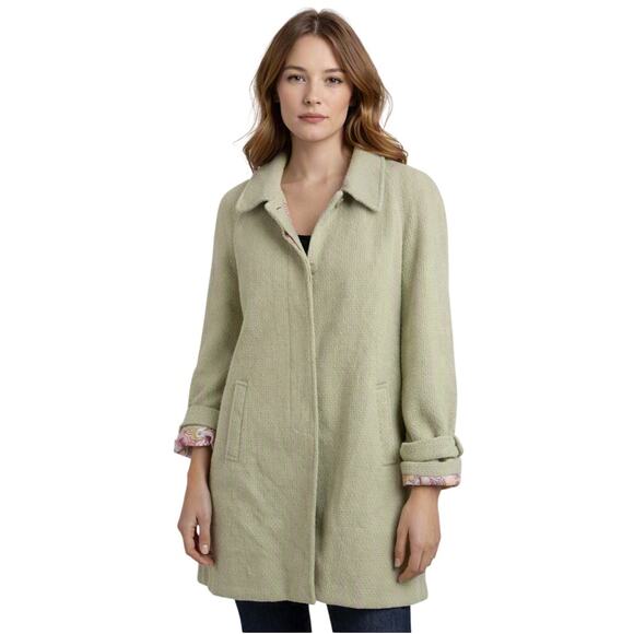 Marvin Richards Jackets & Blazers - Vintage Marvin Richards Wool Blend Coat – Floral Lining – Women’s Large